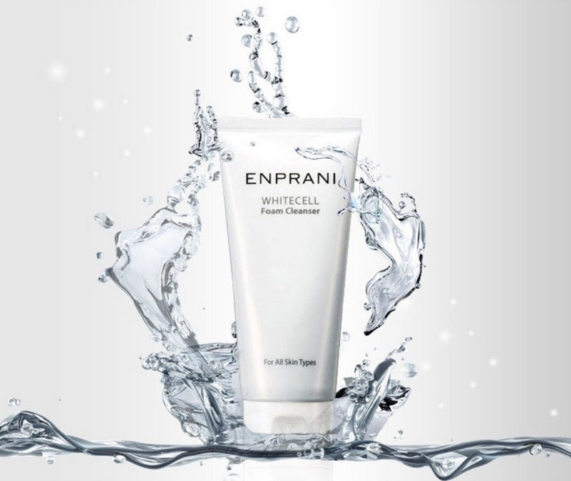 Sữa Rửa Mặt Tạo Bọt Trắng Da Enprani Whitecell