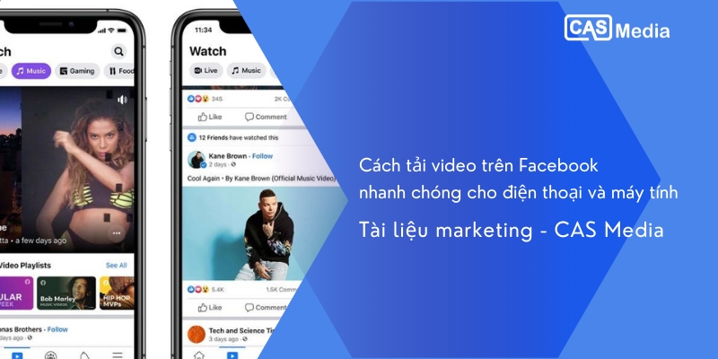 cách tải video trên facebook
