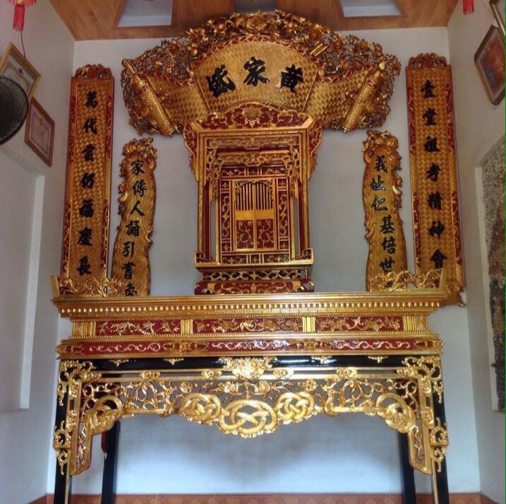 Chữ Hán trong câu đối được bao nhiêu?