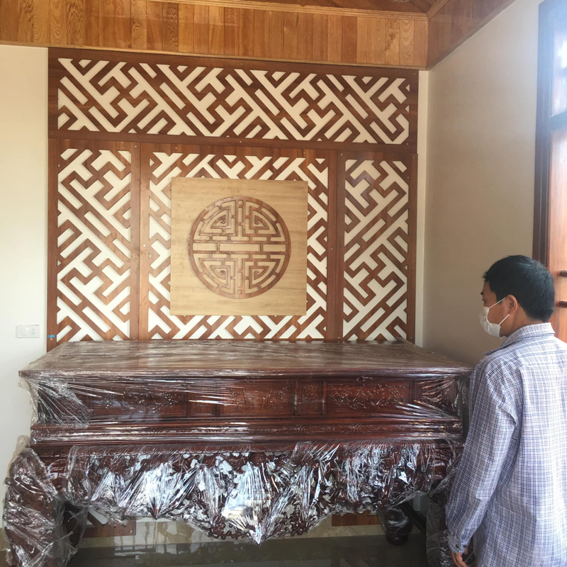 trang trí chữ thọ