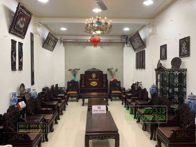 nội thất hội trường gỗ gụ