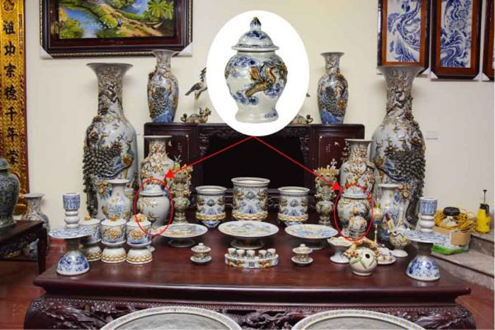 Vị trí đặt hũ gạo muối trên bàn thờ