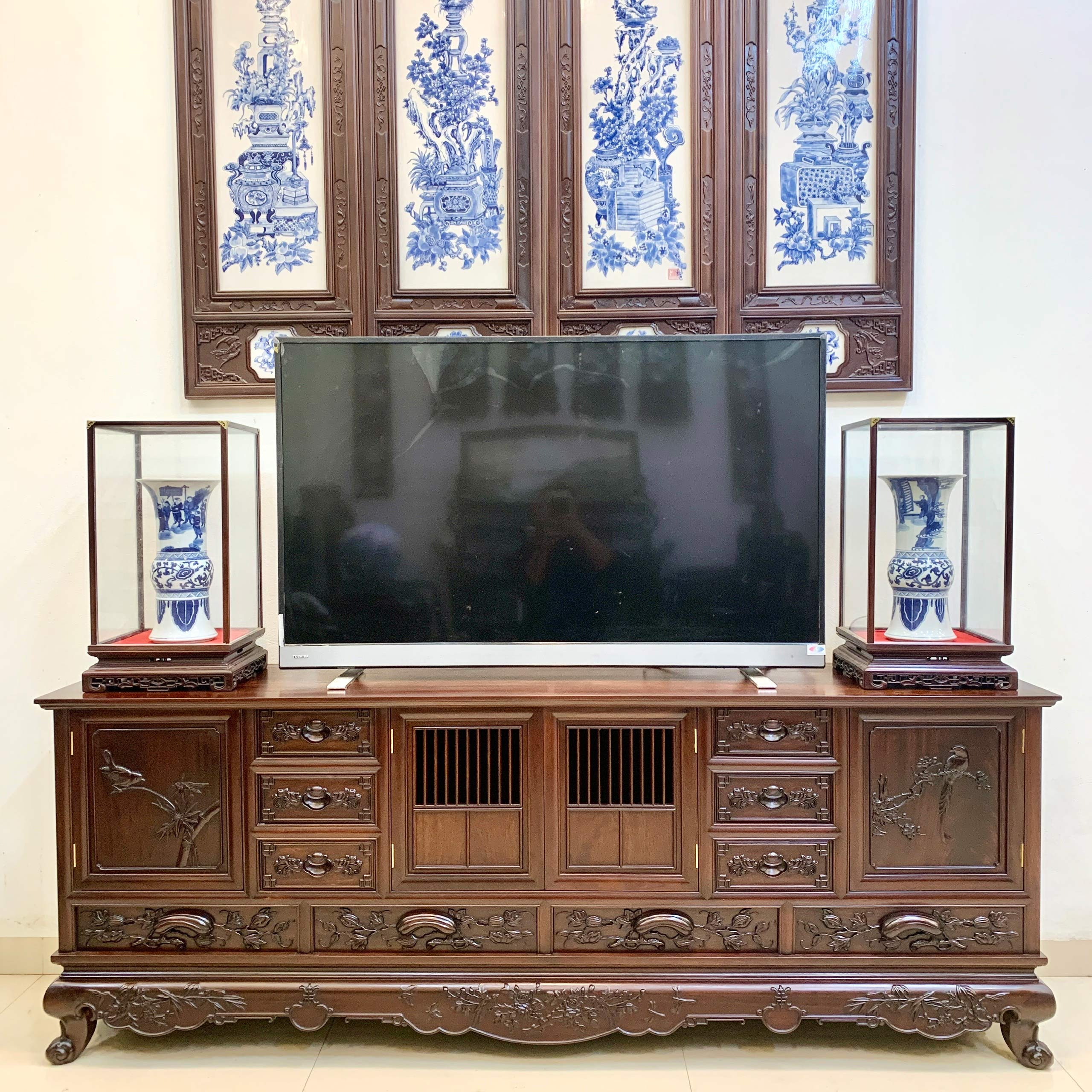 kệ tivi gỗ tự nhiên