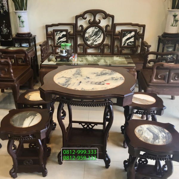 Bộ Bàn Ghế Ăn 4 Ghế Nhỏ Gọn