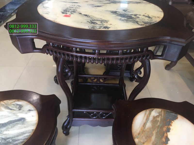 Bộ Bàn Ghế Ăn 4 Ghế Nhỏ Gọn