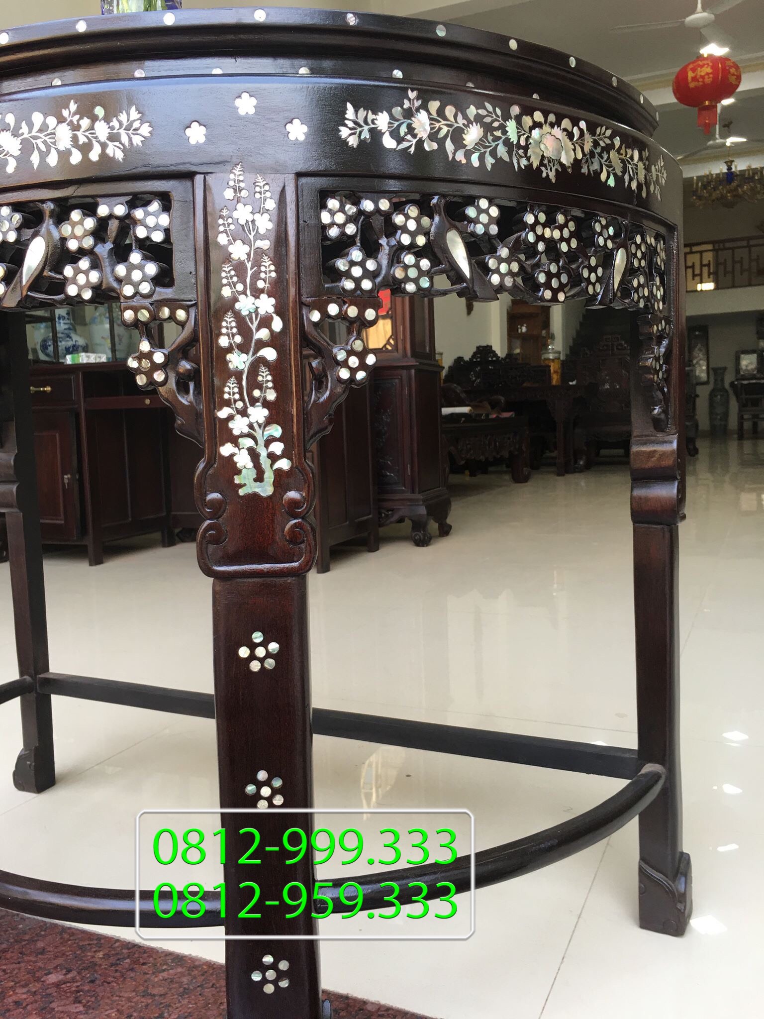đôn bán nguyệt khảm ốc