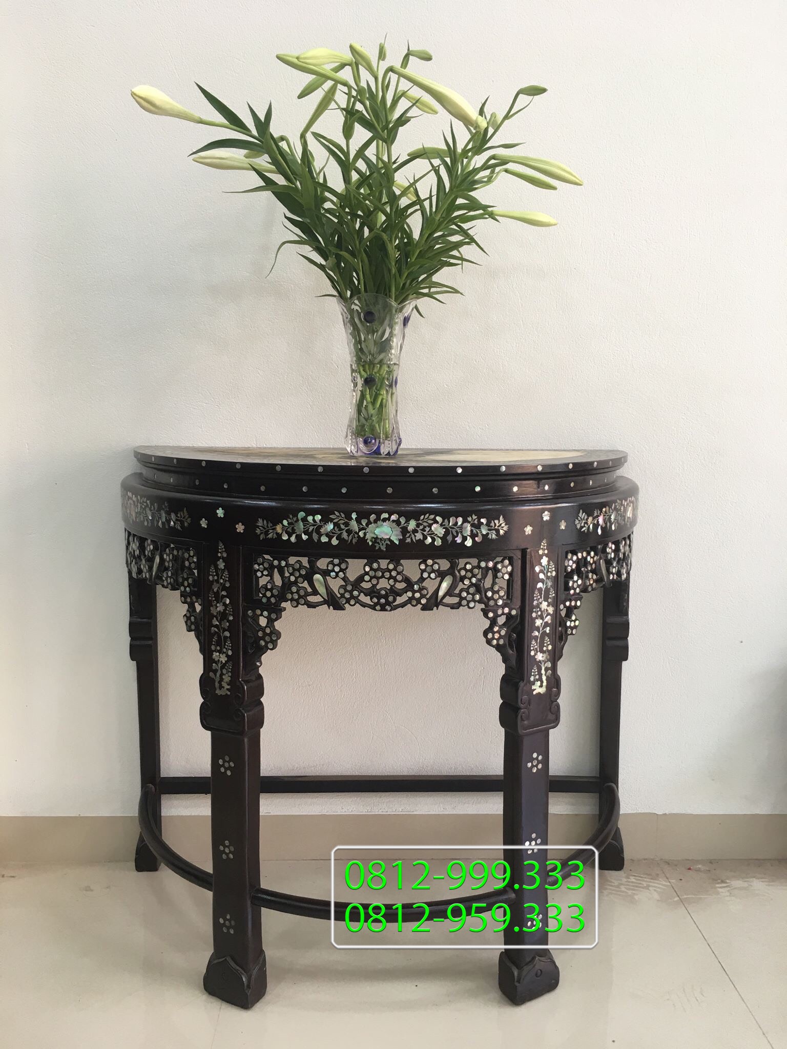 đôn bán nguyệt khảm ốc