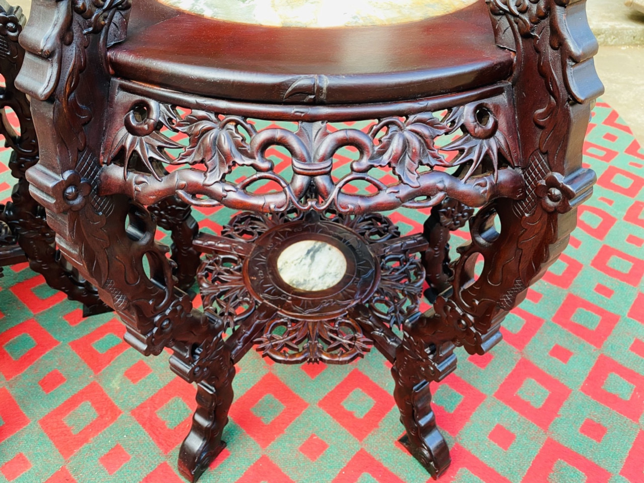 đôn trúc gỗ gụ