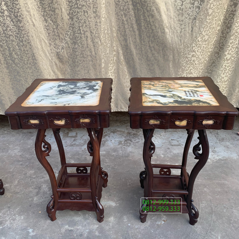 đôn gỗ vuông đẹp