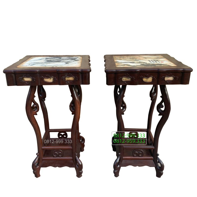 đôn gỗ vuông đẹp