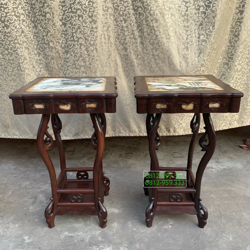 đôn gỗ vuông đẹp