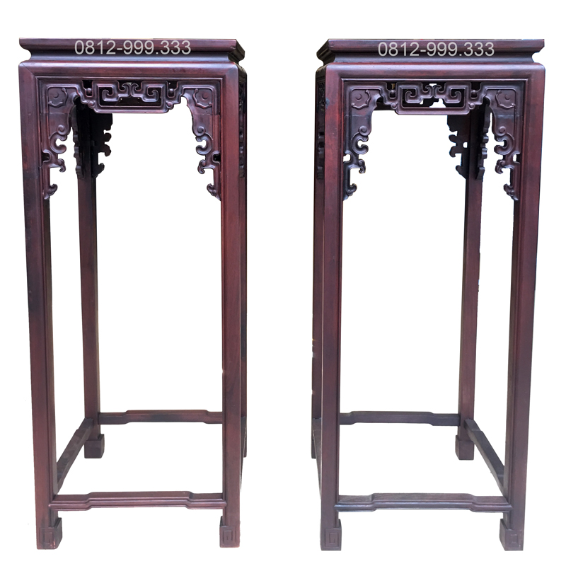 Đôn gỗ thiết kế nguyên khối