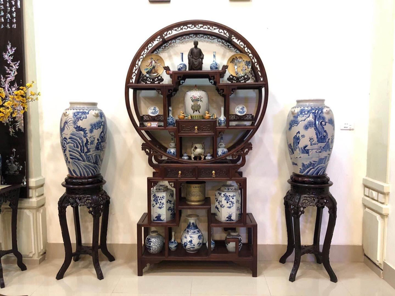 kệ bày đồ bình phong