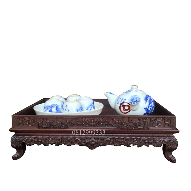 khay trà gỗ trắc