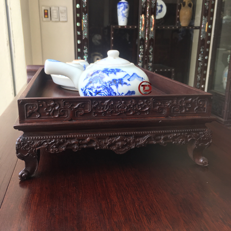 khay trà gỗ trắc