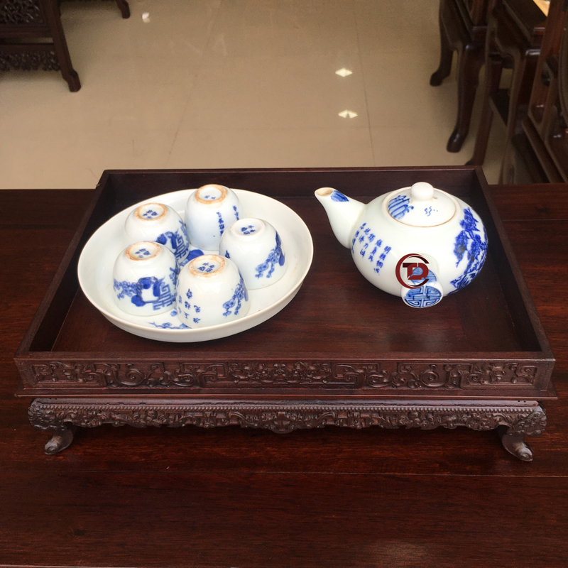 khay trà gỗ trắc