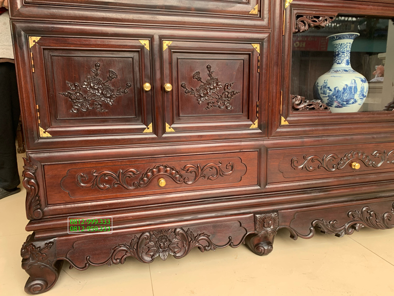 kệ tivi tân cổ điển