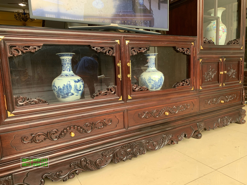kệ tivi tân cổ điển