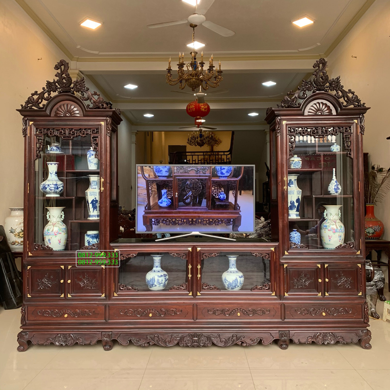 kệ tivi tân cổ điển