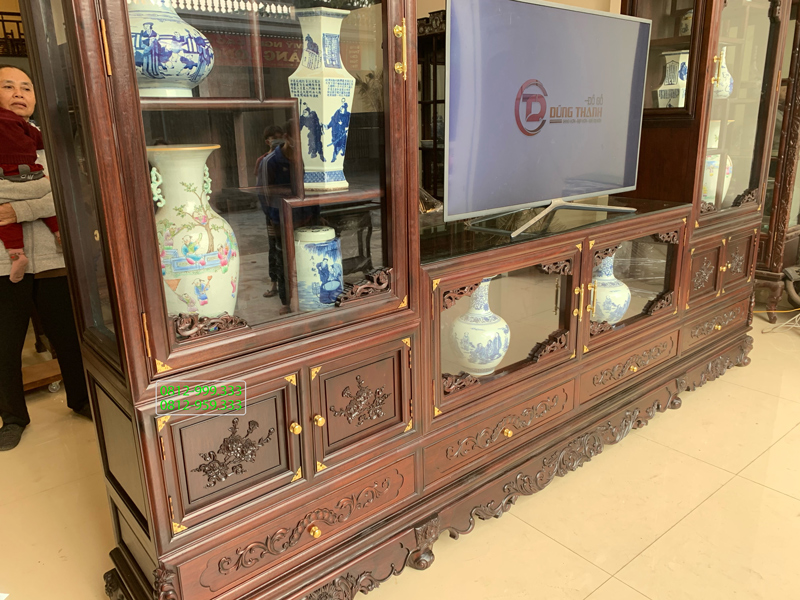 kệ tivi tân cổ điển