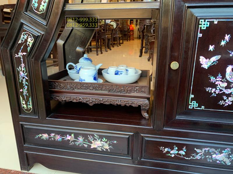 Mẫu kệ tivi gỗ gụ đẹp