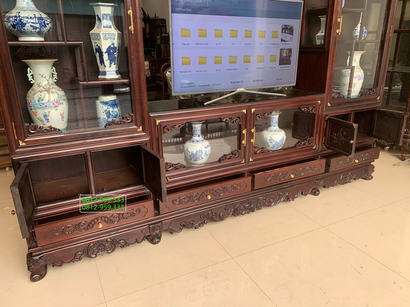 kệ tivi tân cổ điển