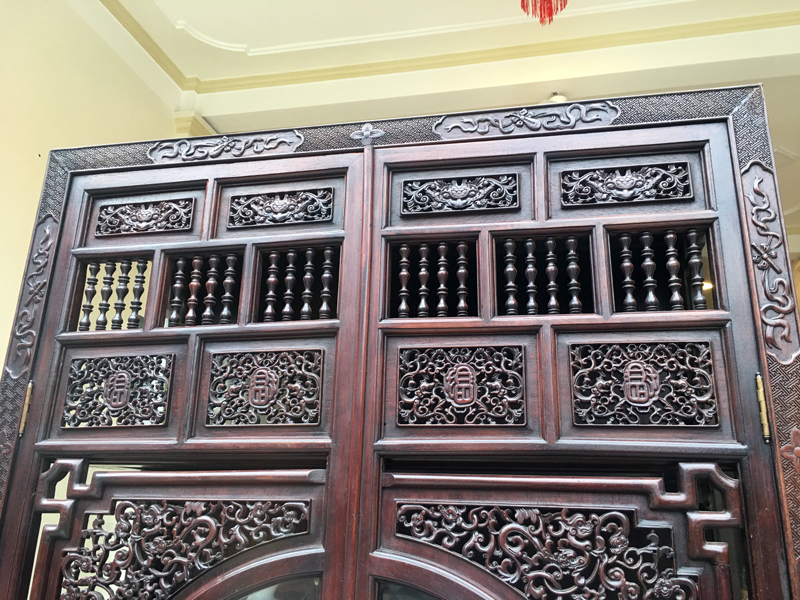 tủ sách gỗ gụ