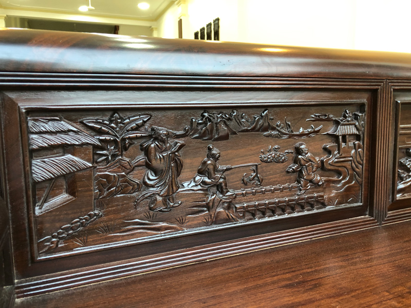 Trường Kỷ Gỗ Gụ Tích Tứ Dân