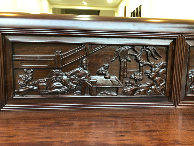 Trường Kỷ Gỗ Gụ Tích Tứ Dân