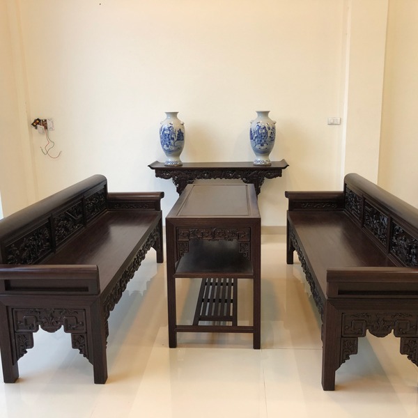 Trường Kỷ Gỗ Gụ Tích Tứ Dân