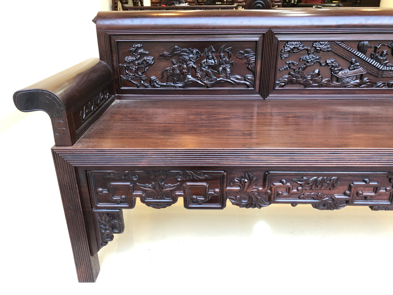 Trường Kỷ Gỗ Gụ Tích Tứ Dân