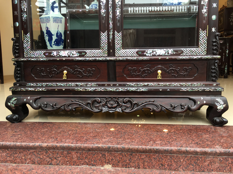 mẫu tủ rượu gỗ gụ đẹp