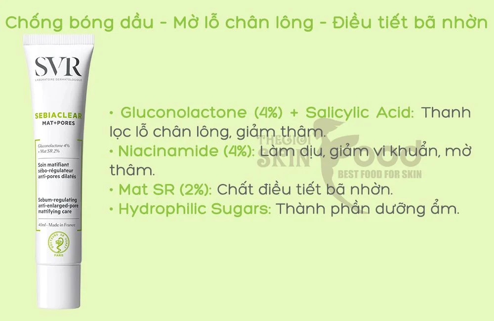 kem-duong-da-dau-mun-svr-mat-pores-sebiaclear