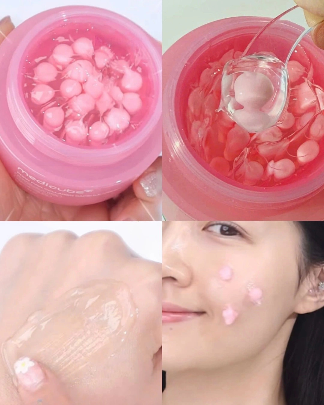 Kem dưỡng Medicube hồng PDRN pink collagen capsule cream