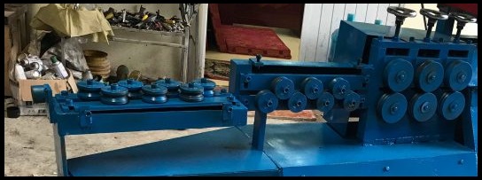 Dàn duỗi sắt máy bẻ đai dạng dích dắt