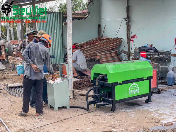 Cho thuê máy duỗi sắt tự cắt