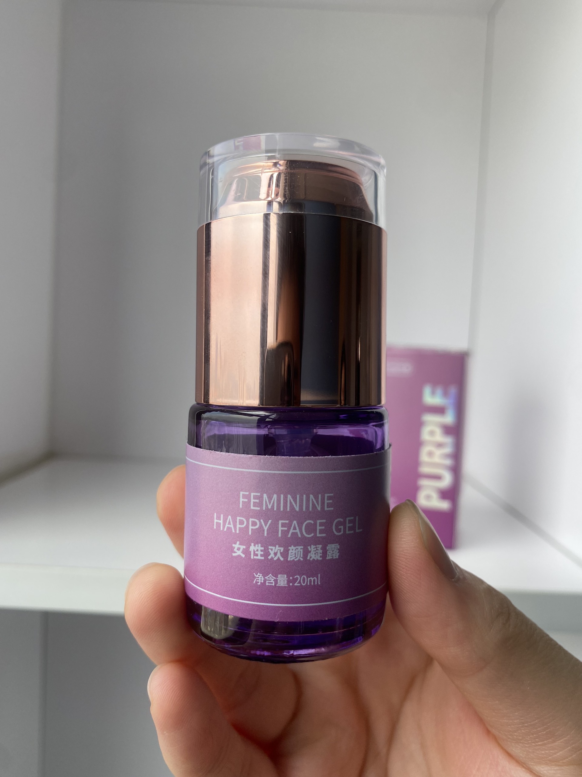 Gel kích thích âm đạo Purple Femine Happy Face chính hãng hiệu quả