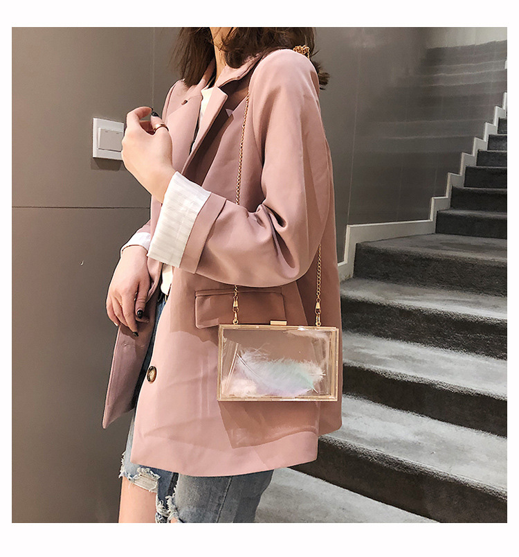 Túi xách trong suốt dáng chữ nhật