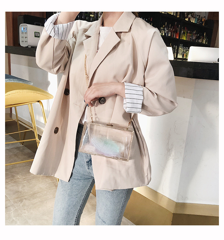 Túi xách trong suốt dáng chữ nhật