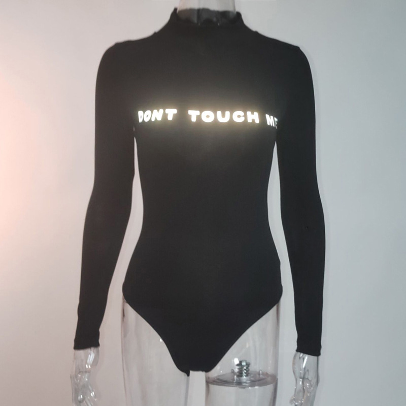 Bodysuit phản quang Don't Touch Me dài tay