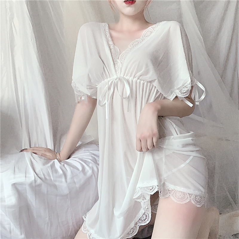 Đầm ngủ ren tay lỡ sexy