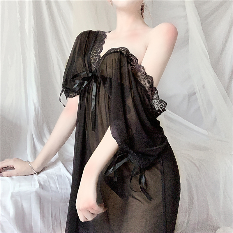 Đầm ngủ ren tay lỡ sexy