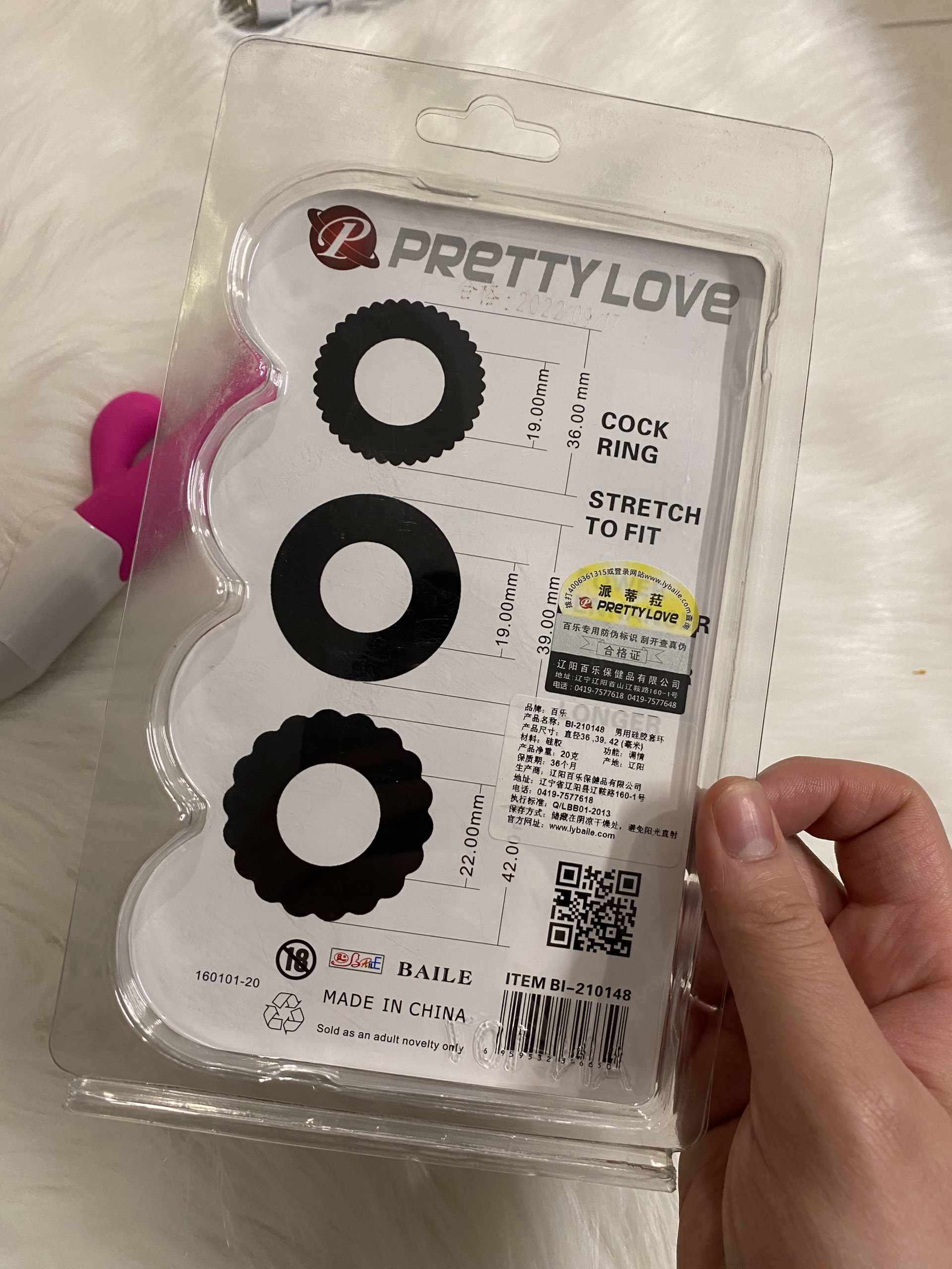 Set 3 vòng đeo dương vật Baile Titan chính hãng