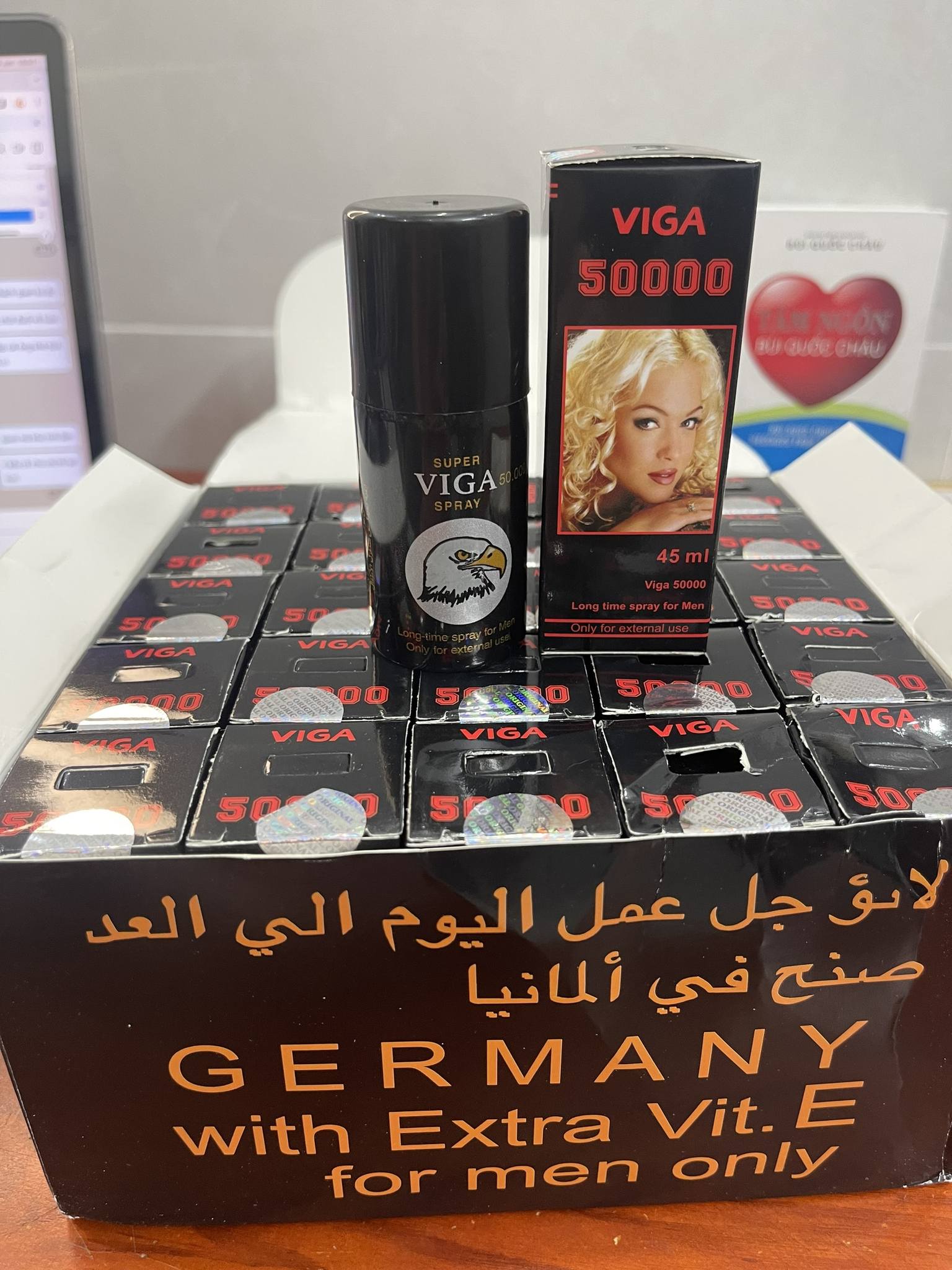 Chai xịt Viga 50000 chống xuất tinh sớm của Đức Germany