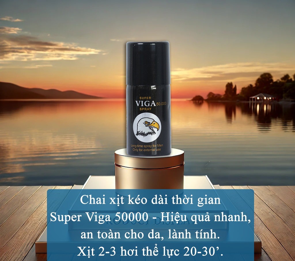 Chai xịt Viga 50000 chống xuất tinh sớm của Đức Germany