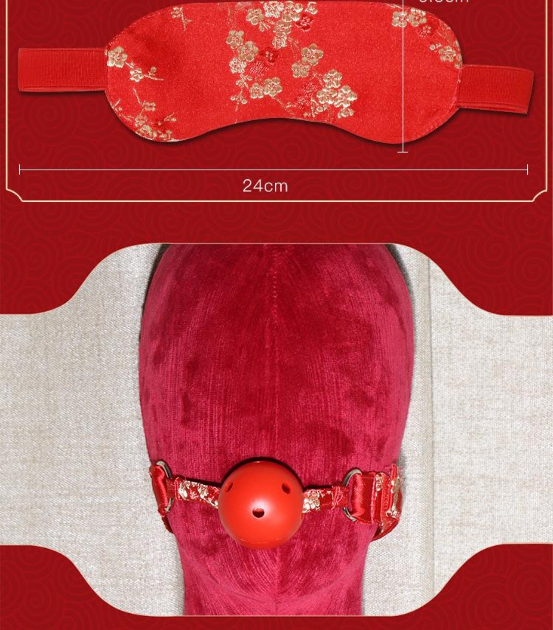 Đồ chơi bạo dâm BDSM 7 món hoa Tết cao cấp