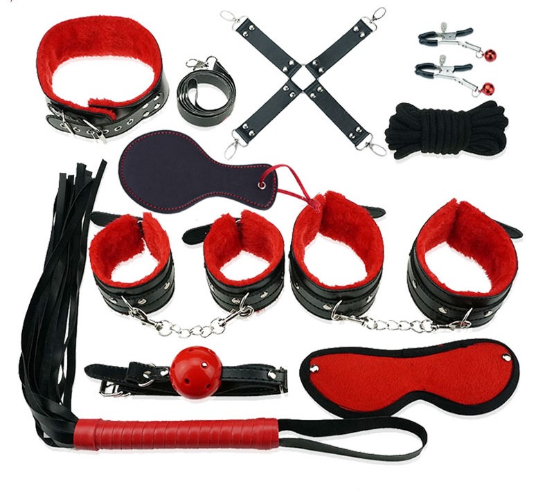 Set trói 10 món BDSM bạo dâm dụng cụ kích thích cho các cặp đôi