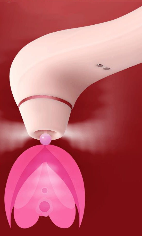 Máy rung âm đạo 2 đầu rung và hút kích thích nữ giới Electric Sucking Massager