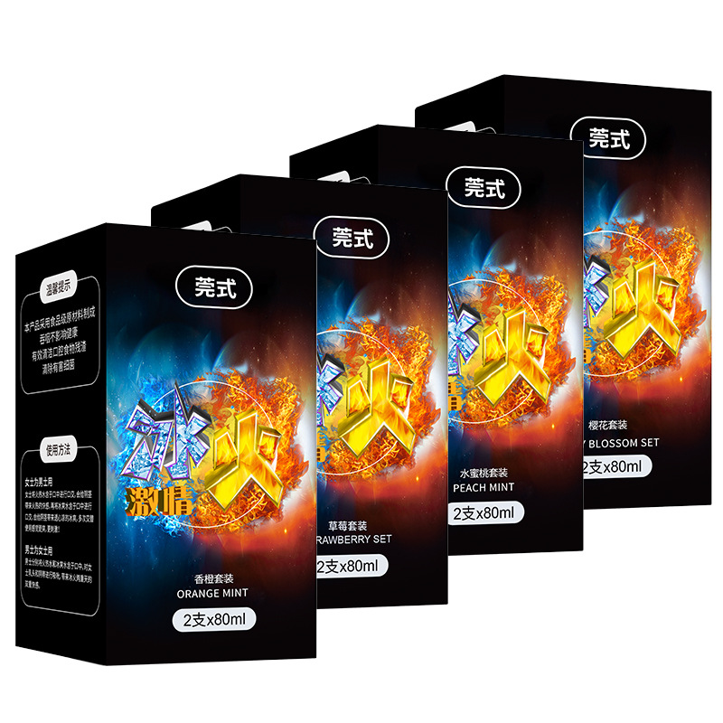 Nước thần Oral Sex băng hỏa dạng chai vị Bạc Hà và Dâu