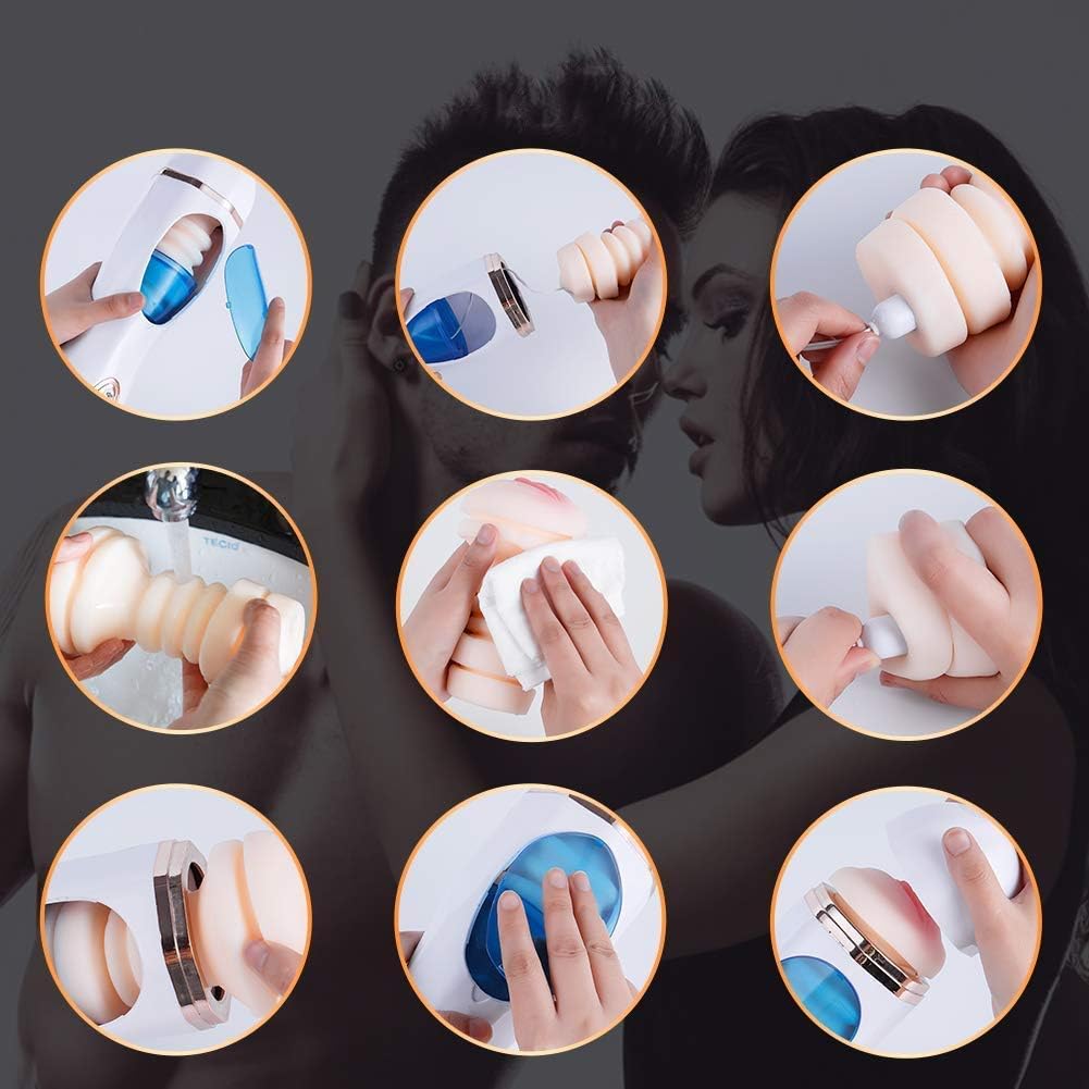 Âm đạo giả gắn tường tự động thụt rung âm thanh rên rỉ Wanle